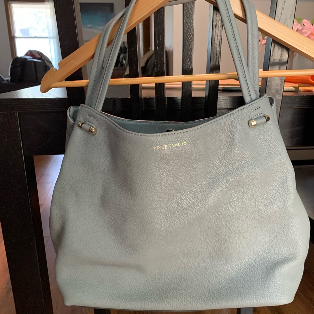 -New- Vince Camuto, Cari, frost grey bag. Never used.